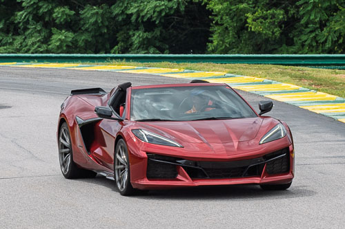 Corvette Corral Parade at VIR